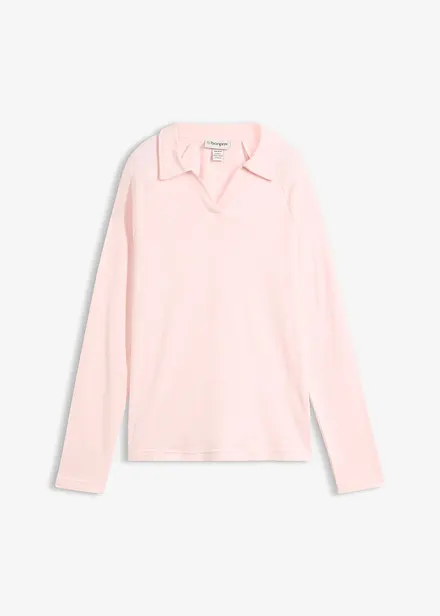 Polo manches longues 100% coton