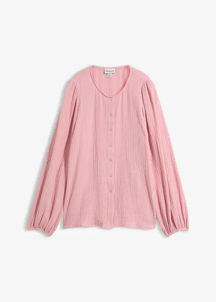 Chemisier oversize en gaze de coton