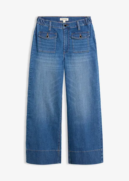 Jean large taille haute