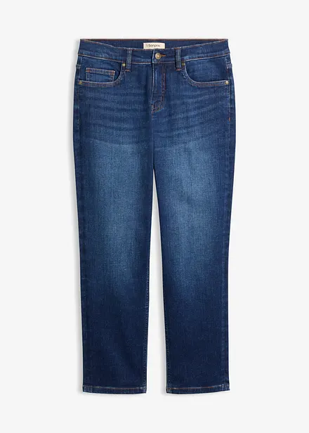 Straight-Jeans Mid Waist cropped