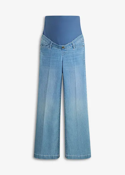 Jean large de grossesse, long et extensible