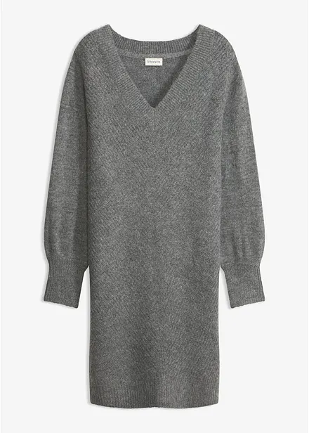 Strickkleid mit Ballon&auml;rmeln