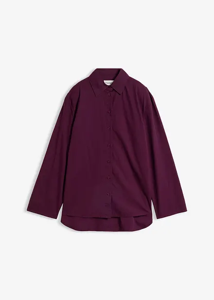 Hemdbluse aus reiner Bio-Baumwolle