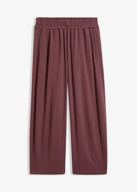 Pantalon en jersey coton interlock