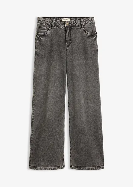 Wide-Leg-Jeans Mid Waist