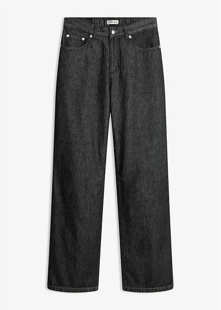 Jean droit taille mi-haute