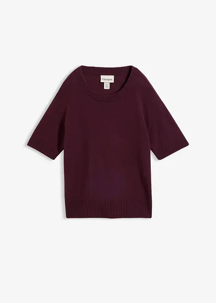 Pull oversize &agrave; manches courtes