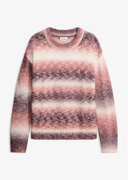 Strickpullover mit Wollanteil
