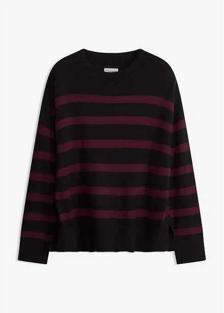 Oversize-Pullover aus Baumwoll-Mix