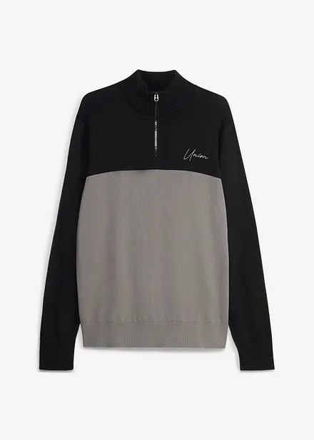 Troyer-Pullover in Regular Fit