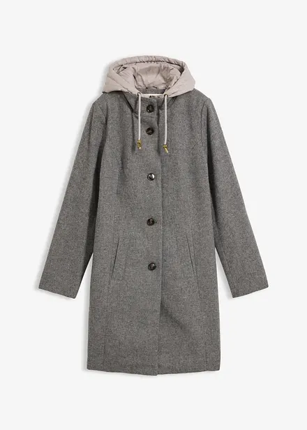 Manteau court d&rsquo;hiver, style 2en1
