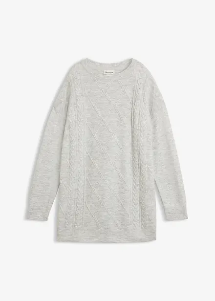 Pull oversize en maille torsad&eacute;e
