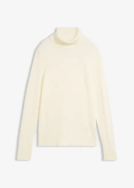 Pull col roul&eacute; basique