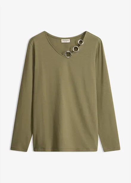 Langarmshirt mit &Ouml;sen
