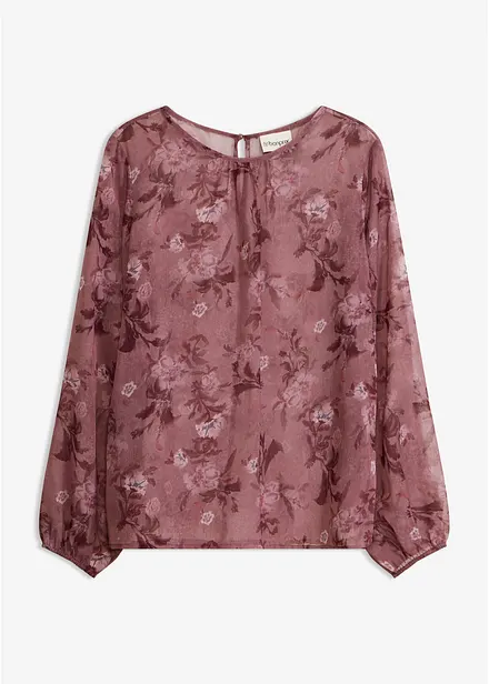 transparente Chiffon-Tunika