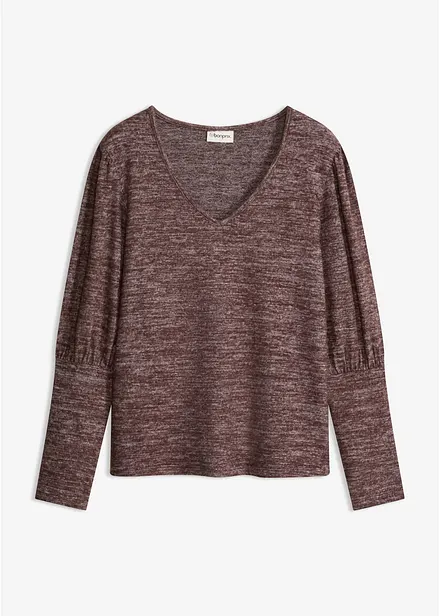 Langarmshirt aus weicher Viskose
