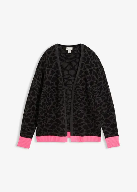 Weite Grobstrickjacke