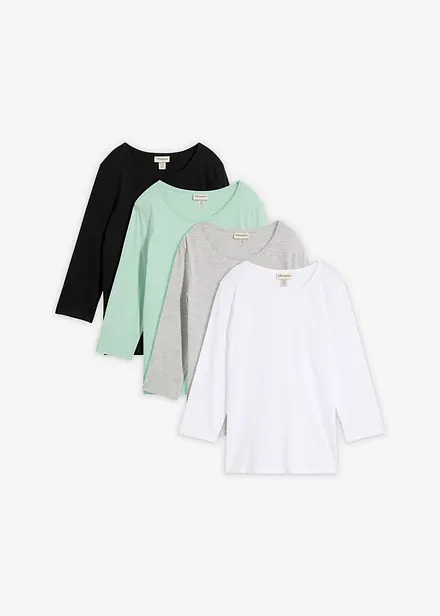 Shirt 3/4-Arm (4er Pack)