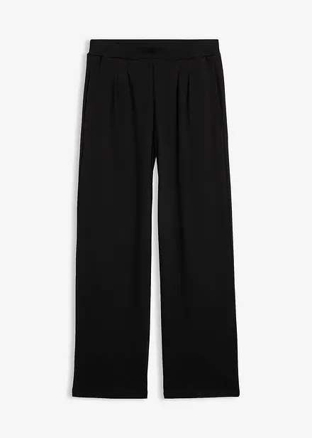 Pantalon en jersey &agrave; pinces