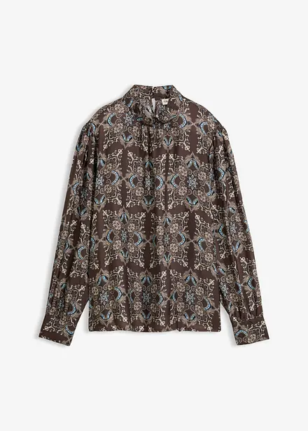 Blouse avec soie