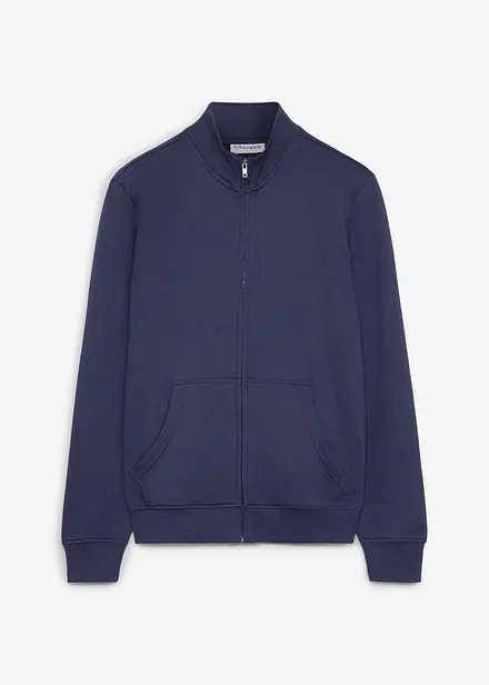 Sweatjacke mit Stehkragen