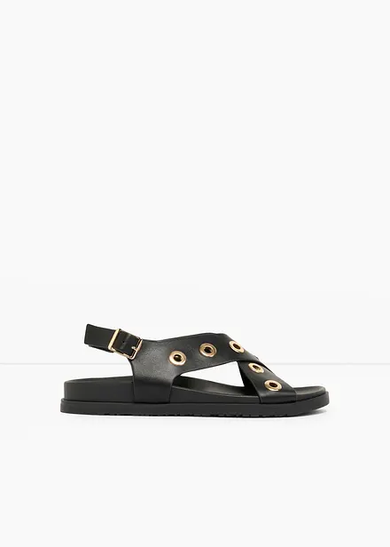 Sandales &agrave; &oelig;illets