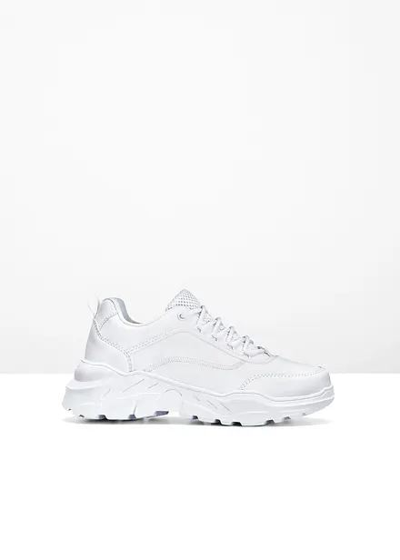 Sneakers &agrave; semelle l&eacute;g&egrave;re et &eacute;paisse