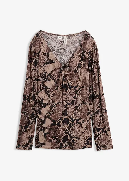 T-shirt manches longues avec accessoire