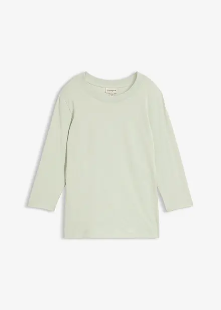 T-shirt manches 3/4 en coton extensible
