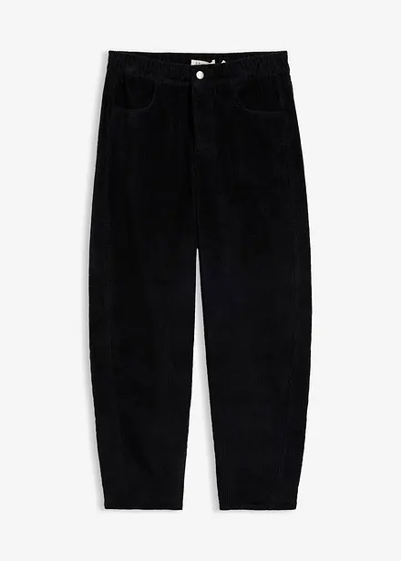 Barrel-Cordhose aus Baumwoll-Mix
