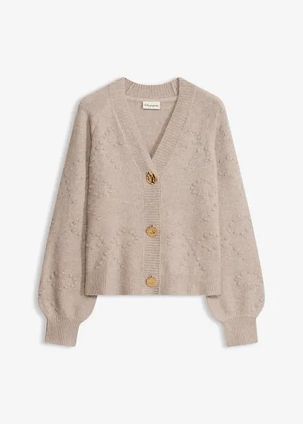 Strickjacke aus Strukturstrick