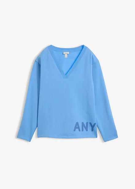 Sweat-shirt en coton extensible