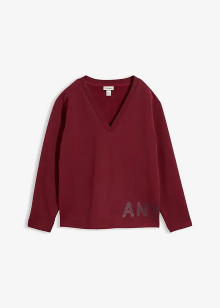 Sweatshirt aus elastischem Bio-Baumwoll-Mix