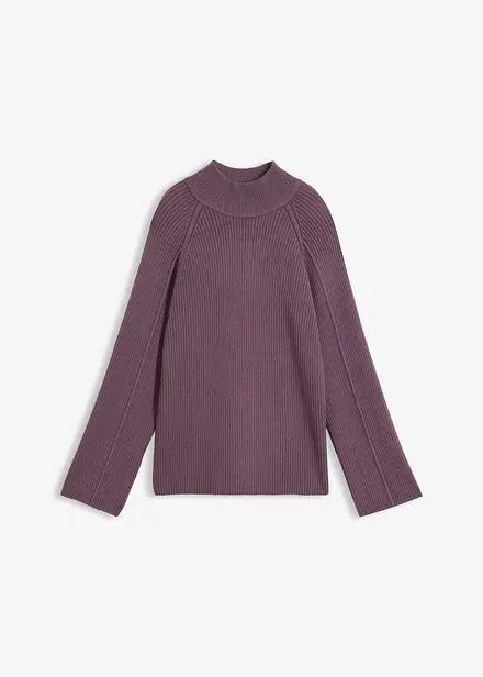 Rollkragenpullover aus Viskose-Mix