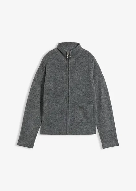 Strickjacke mit Rei&szlig;verschluss