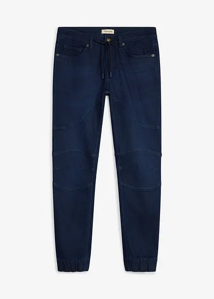 Jean jogging Regular Fit &agrave; taille extensible r&eacute;glable, Straight