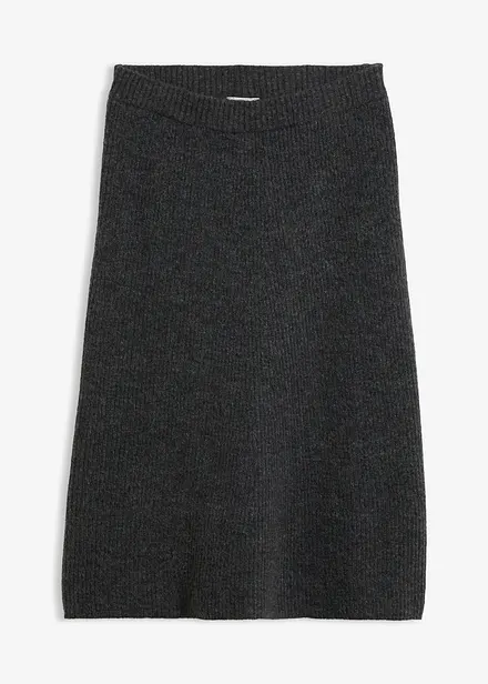 Jupe midi en maille