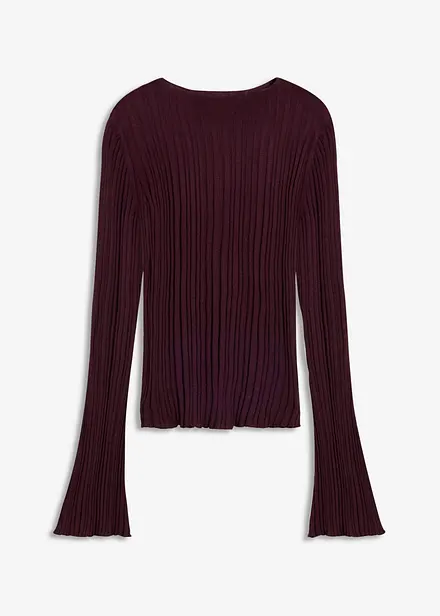 T-shirt en maille semi-transparent