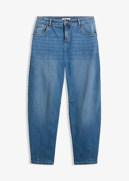 Barrel-Jeans Mid Waist