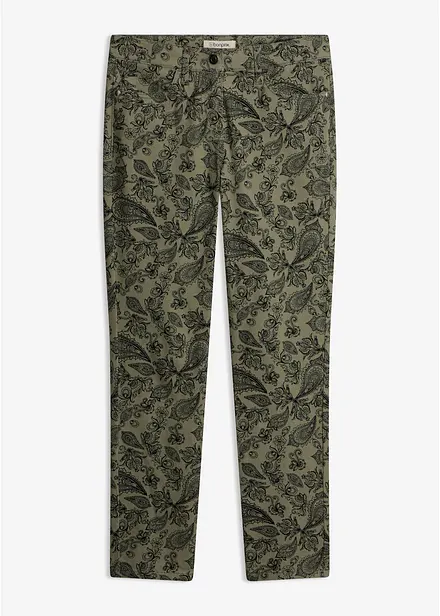 Baumwollstretch-Hose bedruckt
