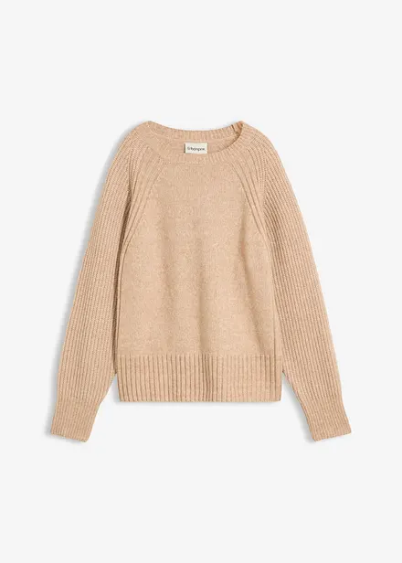 Pull doux en laine majoritaire