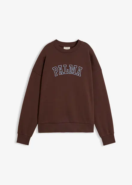 Oversize-Sweatshirt aus Baumwoll-Mix