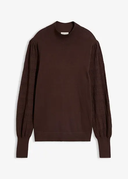 Feinstrickpullover mit Ajour