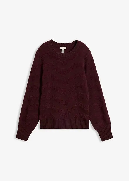 Pullover mit Flauschgarn