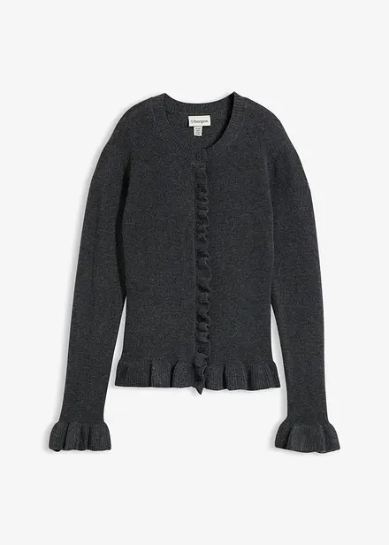 Gilet en maille ajour&eacute;e