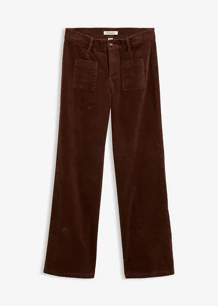Pantalon en velours c&ocirc;tel&eacute; extensible