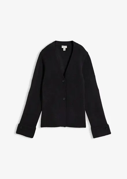 Taillierte Feinstrickjacke