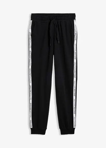 Pantalon de jogging doux en coton m&eacute;lang&eacute;