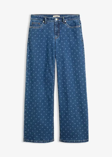 Jean Wide Leg, taille mi-haute