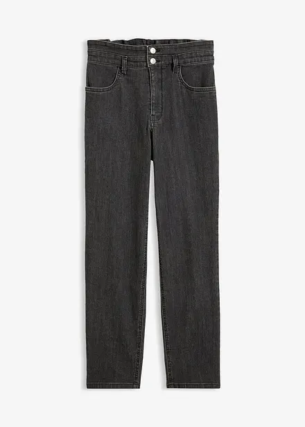 Jean Mom High Waist, taille &eacute;lastiqu&eacute;e